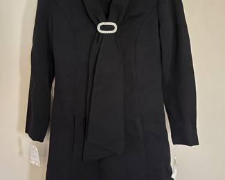 Vintage NWT Carlye black wool dress or skirt.