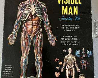 Vintage “The Visible Man” assembly kit.