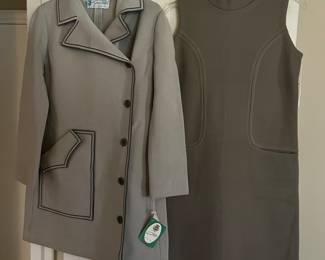 Vintage NWT Gino Paoli (Italy) jacket (left in photo) and skirt.
