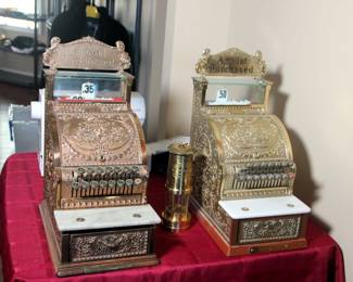 Antique NCR Model 313 “Candy Store” Cash Register with Reproduction Marquee, Special Edition 1985 100 Year Model 313 Cash Register