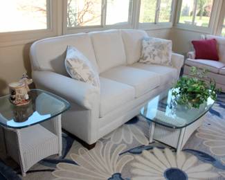 King Hickory Sofa, Wicker Furniture

