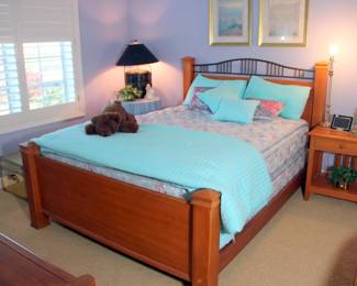 Queen Bed & Mattress Set

