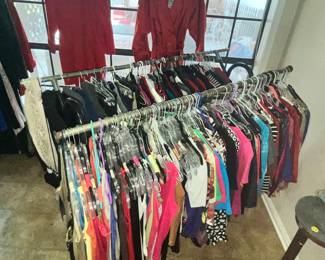 AND MORE RACKS OF FINE CLOTHING!