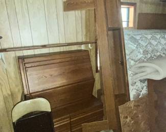 COMPONENTS TO KING-SIZE PLATFORM STORAGE BED