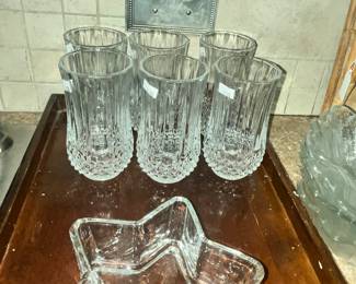 6 pc GLASS TUMBLERS