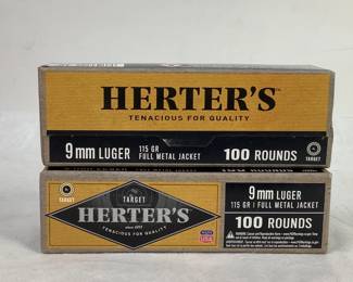 New Boxes of Herters 9mm Ammunition