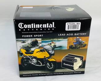 NEW Continental Batteries Power Sport Lead Acid Battery