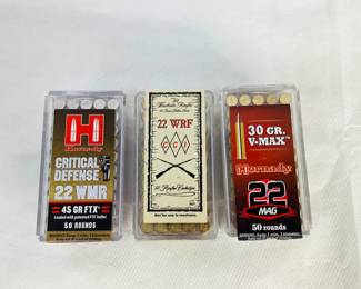 Hornady & Winchester 22 Ammo