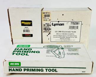 Lyman Scale, Priming Tool & More