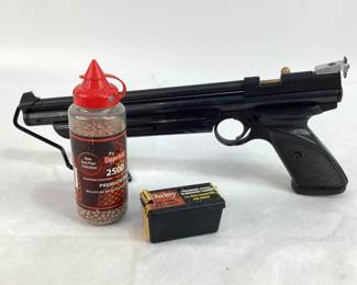 Crossman Model 1322 .22 Pellet Gun & Assorted Pellets