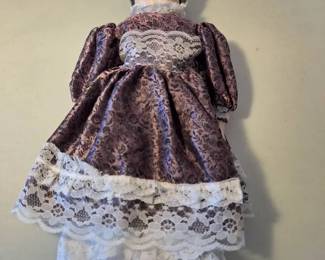 Heavy Vintage Porcelain Doll