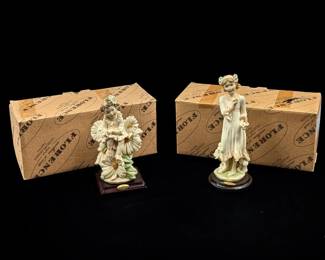 Giuseppe Armani Figurines: "Forget-Me-Not" 1435C And "Babette" 1328C With Original Boxes