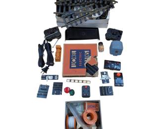 Vintage Lionel Misc. Locomotive Parts And LGB Tracks And Switch