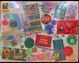 Lot Of 5 American Jon Henry (1916-1990) Artwork Jigsaw Puzzles, SEE PICS 1-5 For Each Piece