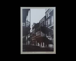 Signed And Framed Johnny Donnels (1924-2009) Photograph "Old Tennessee Williams Studio"