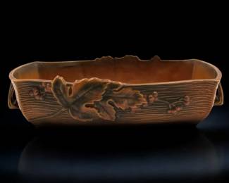 Large Vintage Roseville Pottery Terra Cotta Bushberry Planter