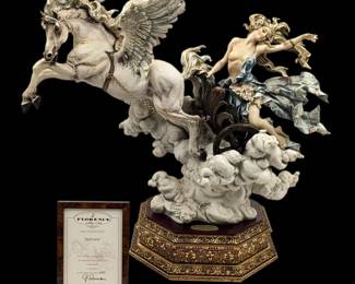 Large Giuseppe Armani Figurine: Limited Ed. 115/1500 "Aurora" 680C With Original Box