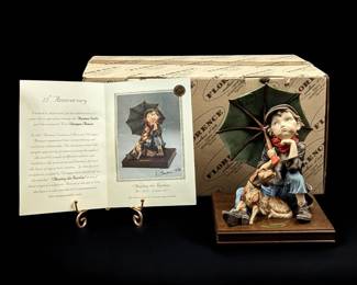 Giuseppe Armani Figurine: Limited Ed. 1149/5000 "Awaiting The Rainbow" 1501C With Box