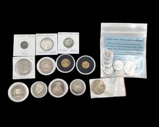 Lot Of 24 European And African Coins