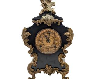 Ansonia Clock Co. Rococo Style Mantel Clock, Missing Key And Needs Work