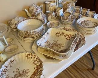 Rare Ridgeway Dado antique English Ironstone 1885 - 1890