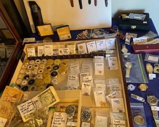 jewelry, watches, mixed gemstones