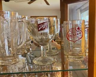 Schlitz beer goblet