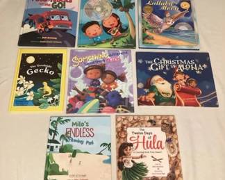 MMP084 Eight Children’s Hawaiian Hardcover Books 