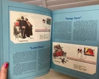 MMP097 Norman Rockwell Classics & Historic American Stamps Collection 