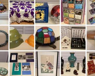 MILILANI MAUKA PICKS CTBids Online Auction • Bidding Ends 11/19/25 • Pickup 11/21/25
Great picks, ready for Christmas? This auction features fine jade jewelry, collectible Pokemon cards, figurines and other trading cards, brand new activities kits, toys & more for kids, Hawaiian books for
children, art, handmade Hawaiian patchwork quilts & blankets, Tiffany style lamps, vintage clothing, collectibles, and so much more!
Happy bidding!