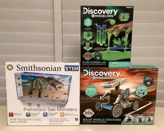 MMP012 Three Educational & Fun STEM Activity Kits For Kids New