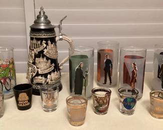 MMP148 Culver Shot Glasses, German Stein, Star Trek Glasses & More!