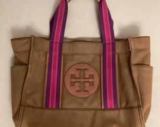 MMP110 Tory Burch Canvas Mini Tote Bag