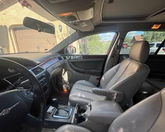 2006 Chrysler Pacifica, 121,500k miles, does not currently run (probably old gas, starts with starter fluid), back door does not open all the way. $2,000 OBO, see VIN photo