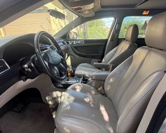 2006 Chrysler Pacifica, 121,500k miles, does not currently run (probably old gas, starts with starter fluid), back door does not open all the way. $2,000 OBO, see VIN photo