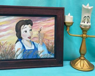 Disneys Daydreams Signed Fine Art Lumire Figurine