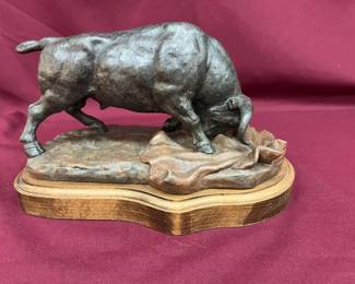 Bronze Bull By Andres Peralta