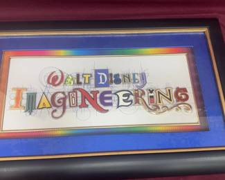 Walt Disney Imagineering Framed Art
