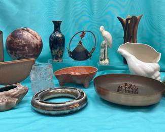 Mid Century Modern Flower Vases Flower Frogs