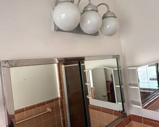 MIRROR AND LIGHTS, EVEN THE TILE FOR SALE!