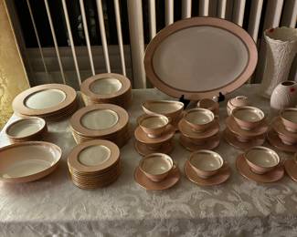 Lenox china “Caribbee” in pink