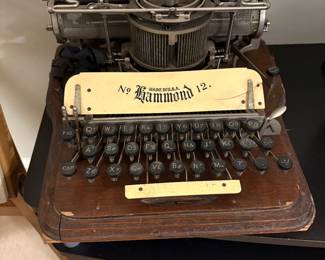 Hammond # 12 typewriter 