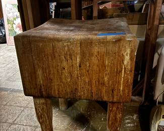 Butcher block from Bramanti’s Butcher Shop Summit