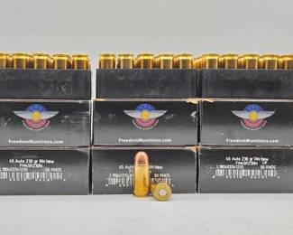 1370  Approx. 300 Rounds of Freedom .45 Auto Ammo 