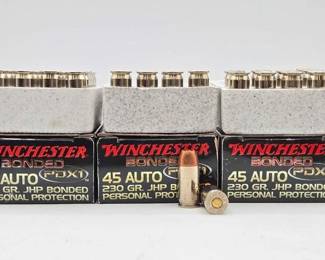 1372  Approx. 38 Rounds of Winchester .45 Auto Ammo 
