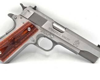 214 Springfield 1911A1 .45 SemiAuto Pistol