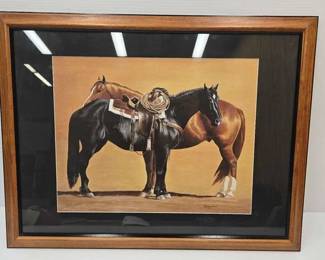 2174  1 Framed Picture 