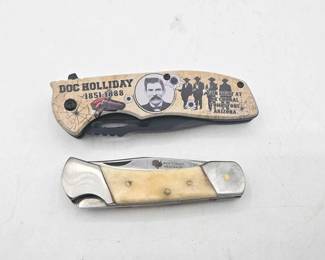 2206  Wild Turkey Handmade Collection  Doc Holliday Pocket Knives 