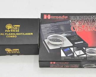1804 Tatical FlashlightLaser Combo Electronic Scale GS1500