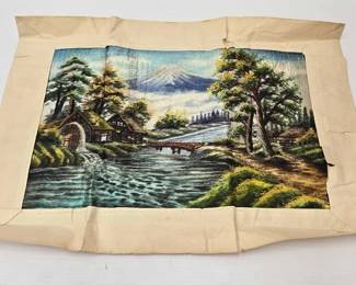 2136  Asian Embroidered Art 